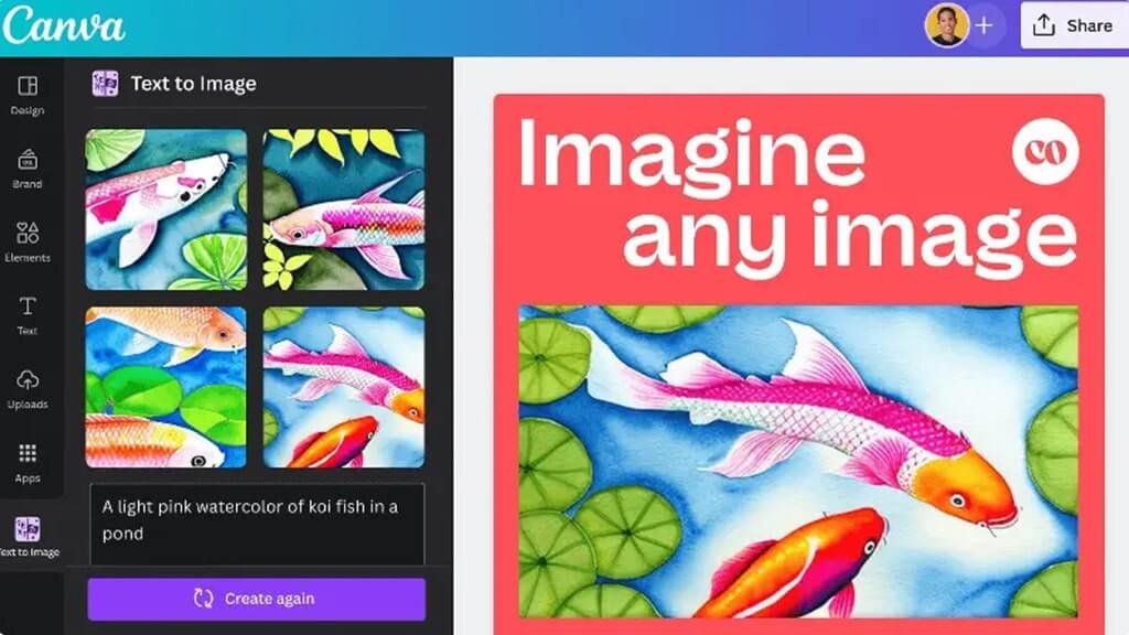 Canva AI Image Generator