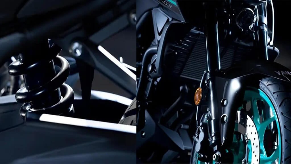 Yamaha MT-03 Launch Suspension & brake