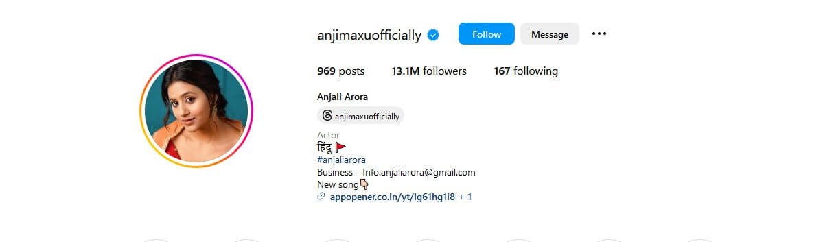 Anjali Arora Filed Case