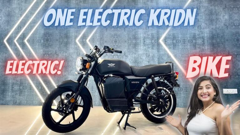 One Electric Motorcycles Kridn