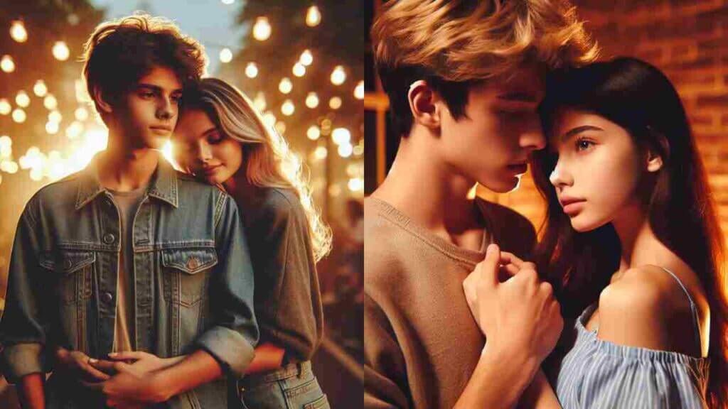 Romantic Love AI Image Ki Kora Banai