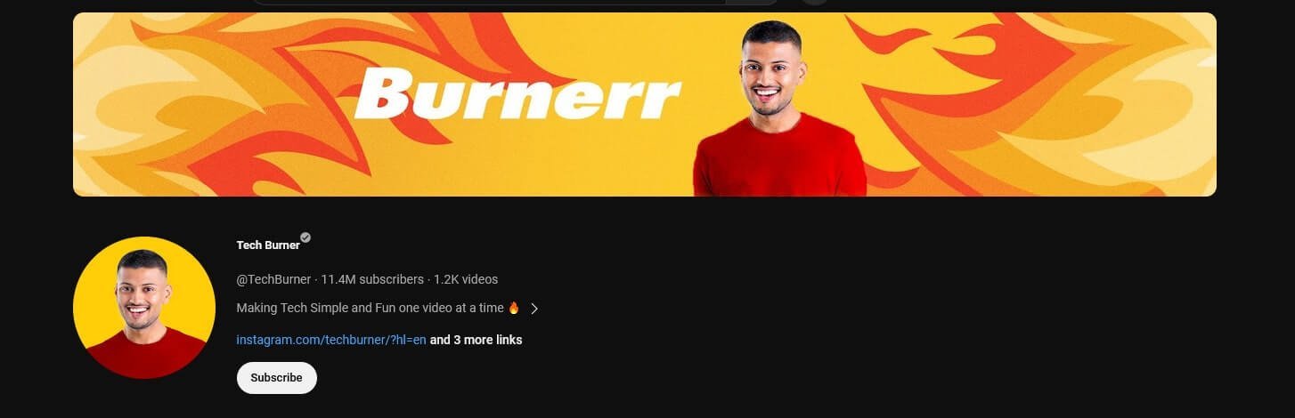 Tech Burner YouTube Income